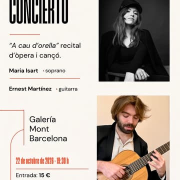 Cover Image for Concierto - “A cau d’orella” — Recital de ópera y canción
