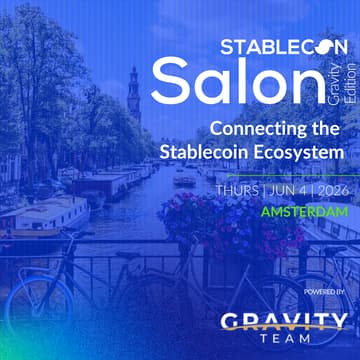 Cover Image for Stablecon Salon Happy Hour Powered by Gravity Team
