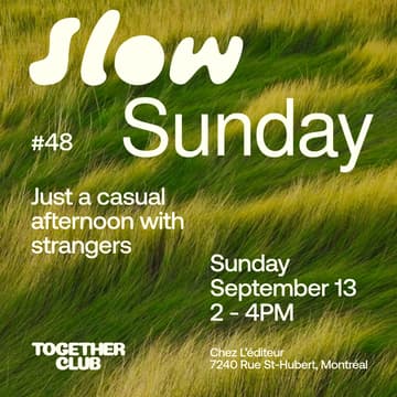 Cover Image for Slow Sunday *Montréal* #48 – Café L'Éditeur