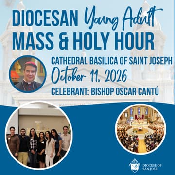 Cover Image for Diocesan Young Adult Mass & Holy Hour — Special Blessing for YA Leaders
