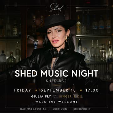 Cover Image for SHED Music Night - Giulia Fly Singer & DJ