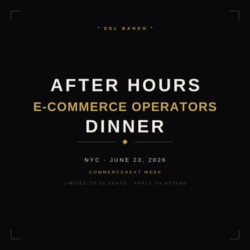 Cover Image for After Hours E-Commerce Operators Dinner | NYC