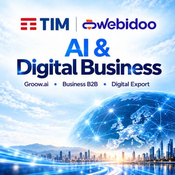 Cover Image for AI & Digital Business: nuove opportunità di crescita per le imprese. Dall'Intelligenza Artificiale al Digital Export.