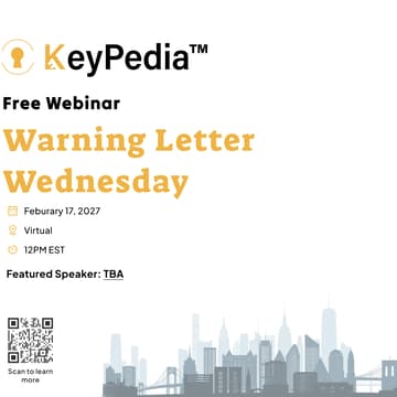 Cover Image for February Edition - Warning Letter Wednesday Webinar