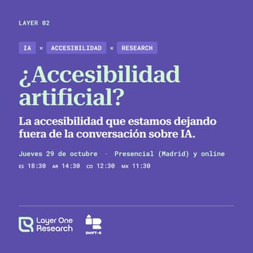Cover Image for ¿Accesibilidad artificial? La accesibilidad que estamos dejando fuera de la conversación sobre IA.