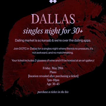 Cover Image for DOTC Singles Night in Dallas