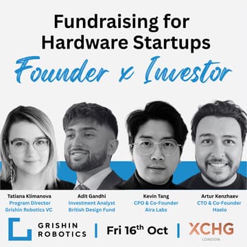 Cover Image for Founder x Investor: Fundraising for Hardware Startups