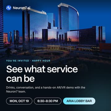 Cover Image for Service Leaders' Happy Hour by Neuron7