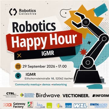 Cover Image for Robotics Happy Hour X IGMR