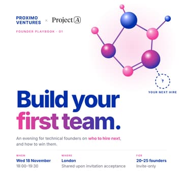 Cover Image for Founders Playbook: Build your first team