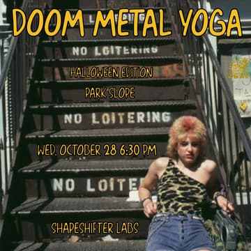 Cover Image for Doom Yoga - Halloween Edition (Park Slope)