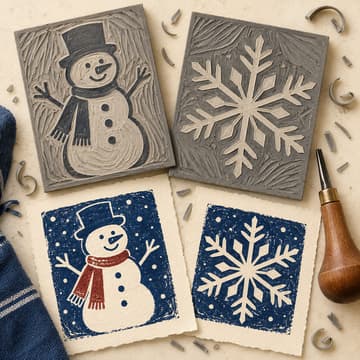 Cover Image for Holiday Block Cutting Workshop with Siya