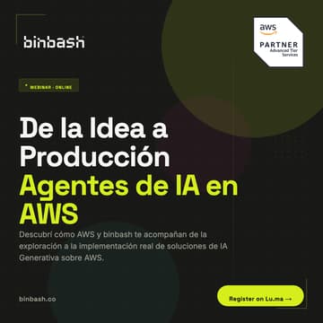 Cover Image for De la Idea a Producción - Agentes de IA en AWS
