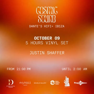 Cover Image for Dante's Hifi presents: A night by Cosmic Sounds