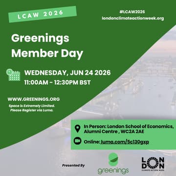 Cover Image for Greenings Member Day