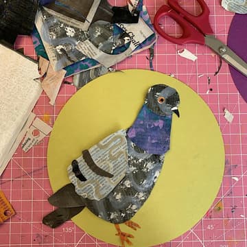 Cover Image for Collage Pigeons (with Beth King)
