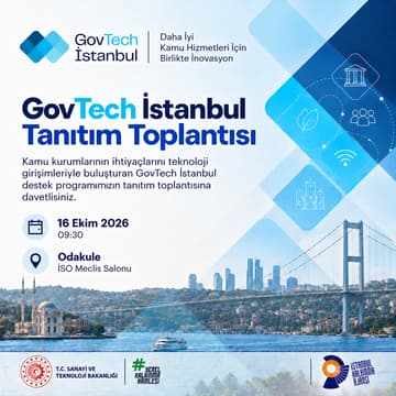 Cover Image for GovTech İstanbul Destek Programı Tanıtım Toplantısı