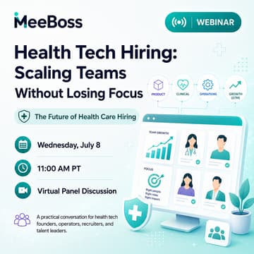 Cover Image for WEBINAR: Scaling Health Tech Teams Without Losing Focus