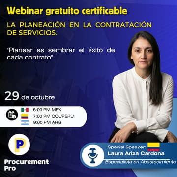 Cover Image for La Planeación en la contratación de servicios.