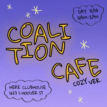Cover Image for Coalition Cafe—Cozy Ver!