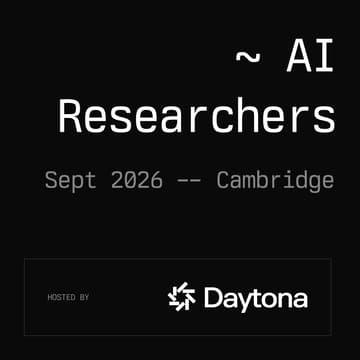 Cover Image for Daytona AI Researchers - Cambridge, MA, September 2026