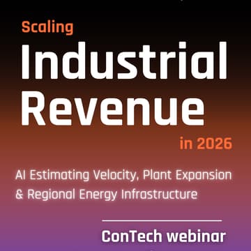 Cover Image for ConTech webinar #3 | Scaling industrial revenue in 2026