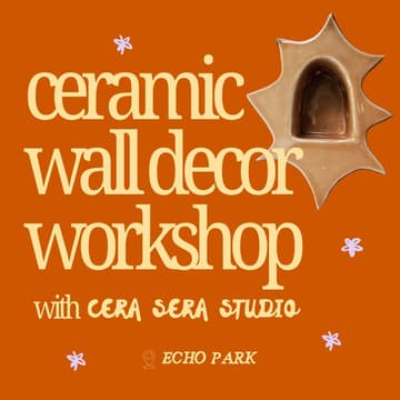 Cover Image for Ceramic Wall Decor Workshop with Cera Sera Studio
