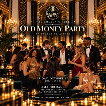 Cover Image for The Golden Circle Old Money Party