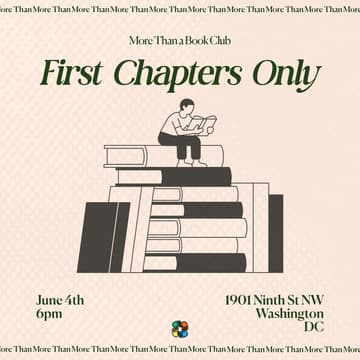Cover Image for More Than a Book Club: First Chapters Only