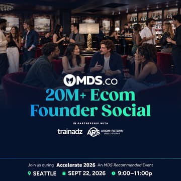 Cover Image for MDS 20M+ Ecom Founder Social at Accelerate 2026