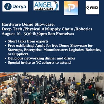 Cover Image for Physical AI Demo Showcase: Hardware/ Physical AI/ Robotics/ Supply Chain/ Manufacturing