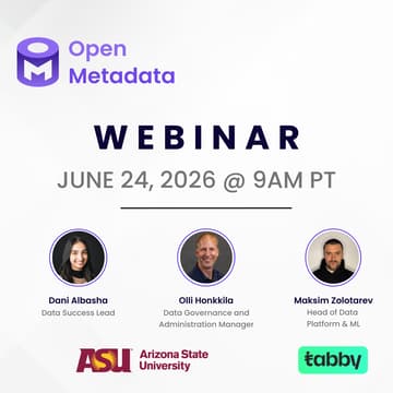 Cover Image for OpenMetadata Monthly Meetup: Building an Open Context Layer with OpenMetadata