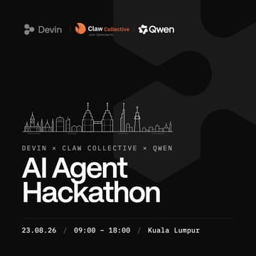 Cover Image for Devin x Claw Collective x Qwen Hackathon 2026: Build with AI Agents