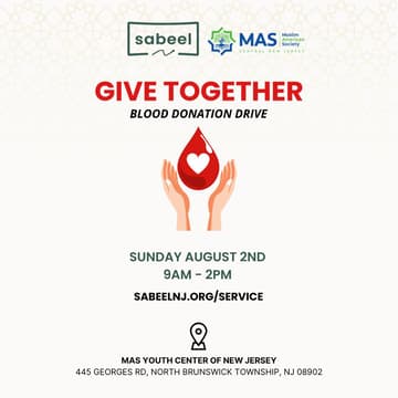 Cover Image for Sabeel x MAS - Give Together: Blood Donation Drive
