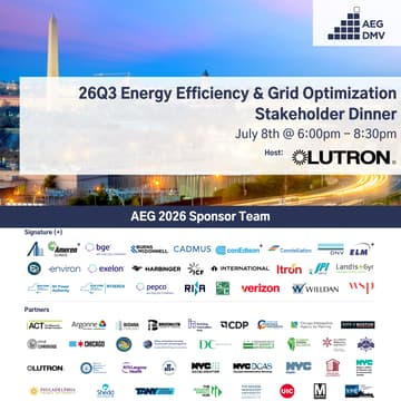 Cover Image for 26Q3 DMV Dinner: Energy Efficiency & Grid Optimization