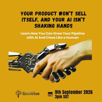 Cover Image for Your product won’t sell itself, and your AI isn’t shaking hands.