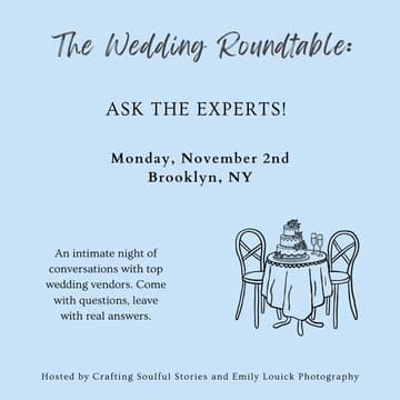 Cover Image for The Wedding Roundtable: Ask the Experts!
