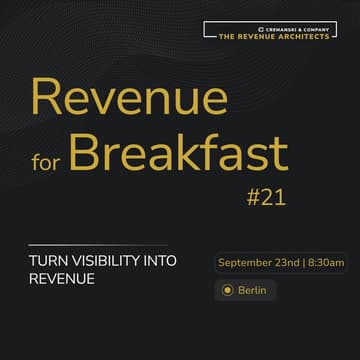 Cover Image for Revenue for Breakfast #21 - Turn Visibility Into Revenue
