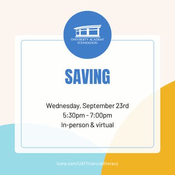 Cover Image for Financial Literacy Series: Saving
