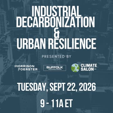 Cover Image for Industrial Decarbonization & Urban Resilience