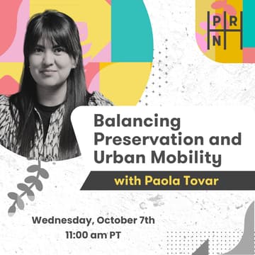 Cover Image for Lunch & Learn: Balancing Preservation and Urban Mobility