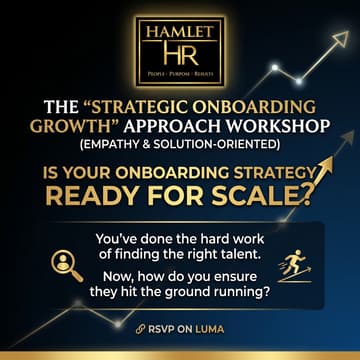 Cover Image for The "Strategic Onboarding Growth" Approach Workshop (Empathy & Solution-Oriented) - Is your onboarding strategy ready for scale?