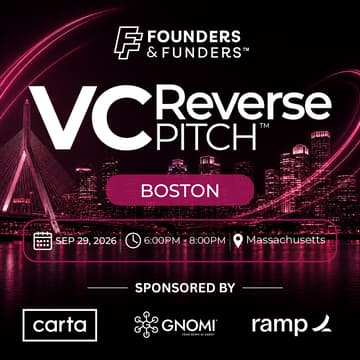 Cover Image for Founders & Funders: BOS VC Reverse Pitch