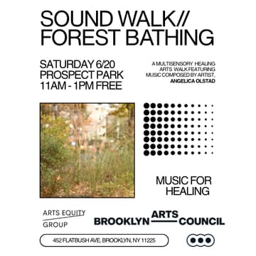 Cover Image for Music for Healing: Forest Bathing // Sound Walk (Live Debut)