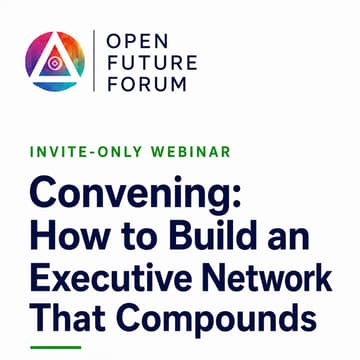 Cover Image for Convening: How to Build an Executive Network That Compounds