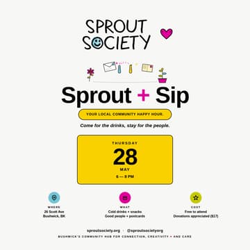 Cover Image for Sprout + Sip: Your Local Community Happy Hour