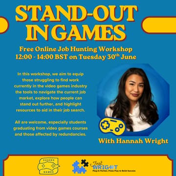 Cover Image for Stand-Out In Games - Job Hunting Workshop