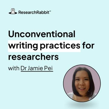 Cover Image for Unconventional writing practices for researchers — with Dr Jamie Pei