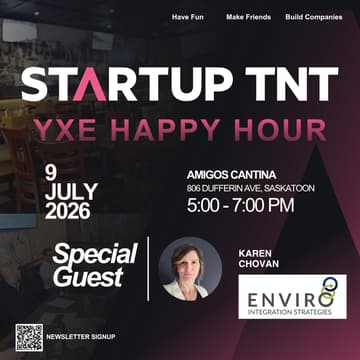 Cover Image for Startup TNT YXE HH w/ Karen Chovan