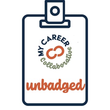 Cover Image for (Virtual) UNBADGED: A Public Reclamation Studio hosted by myCareerCollaboration